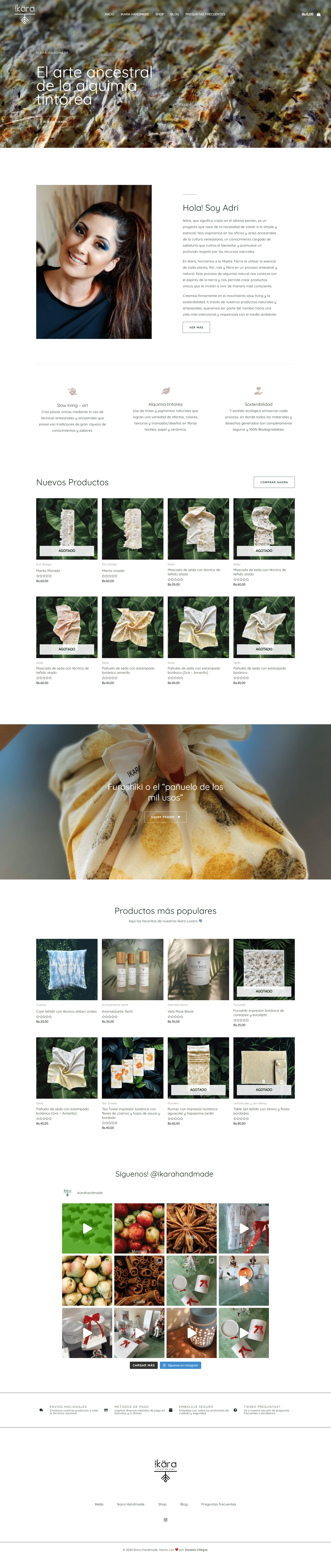 Ecommerce Ikara Handmade